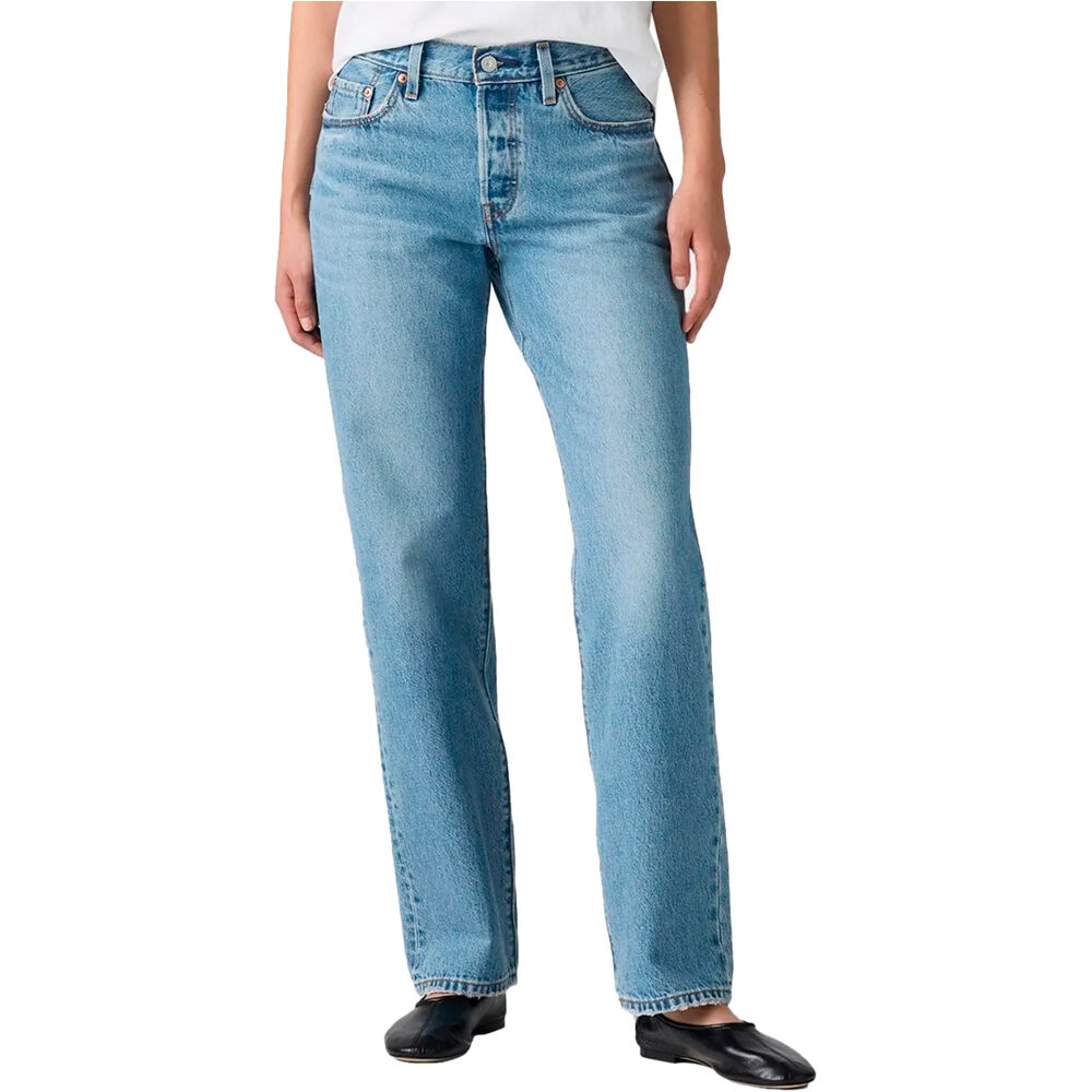 S med indigo - worn in pantalón mujer (30-32)