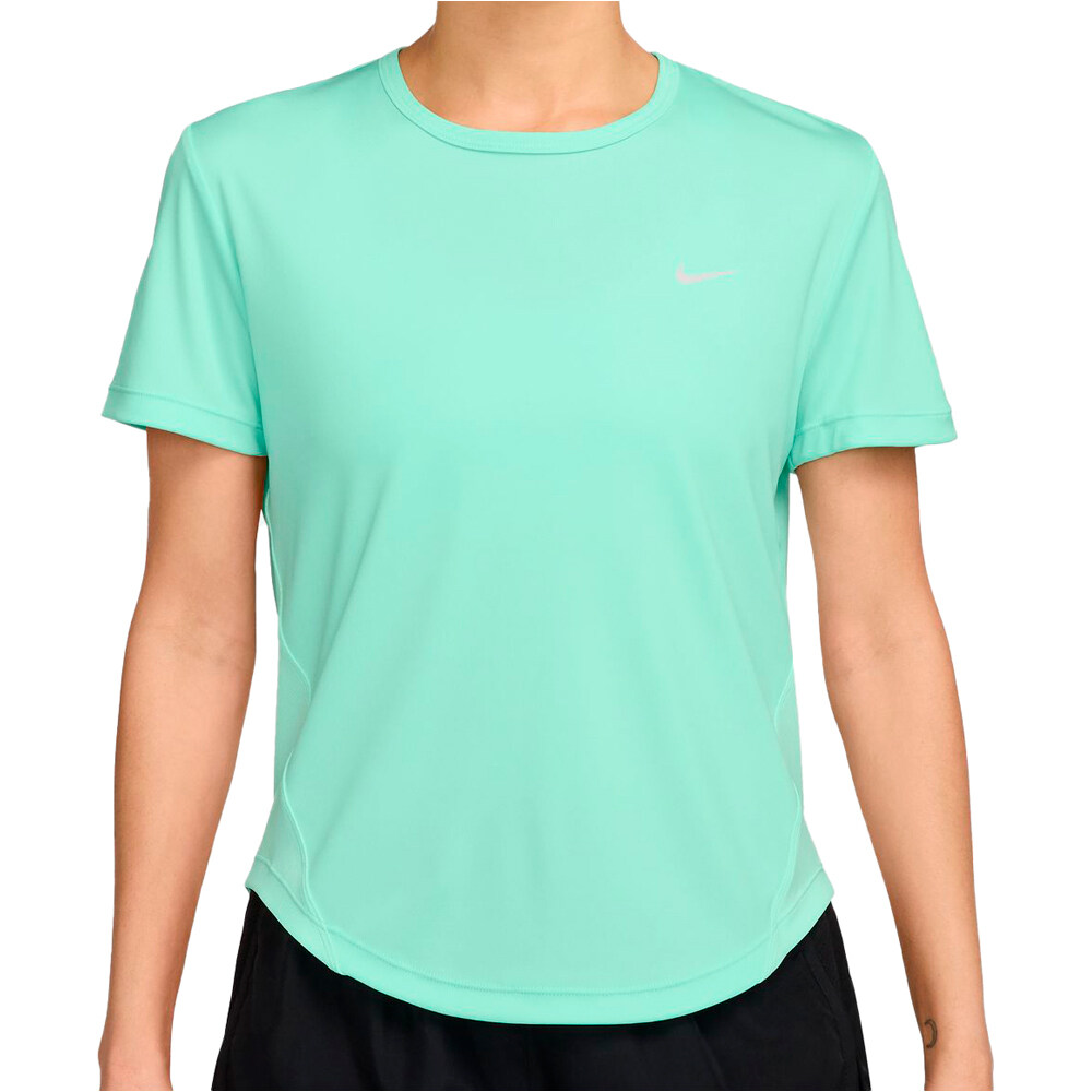 Dri-fit tempo camiseta entrenamiento manga corta mujer Verde (S)