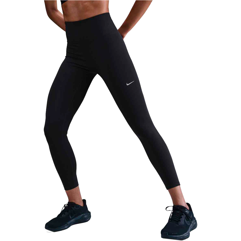 Dri-fit tempo malla larga running mujer Negro (XS)
