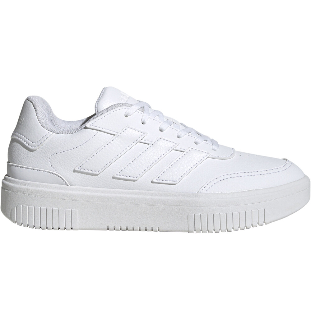 Courtblock bold zapatilla moda mujer Blanco (38)