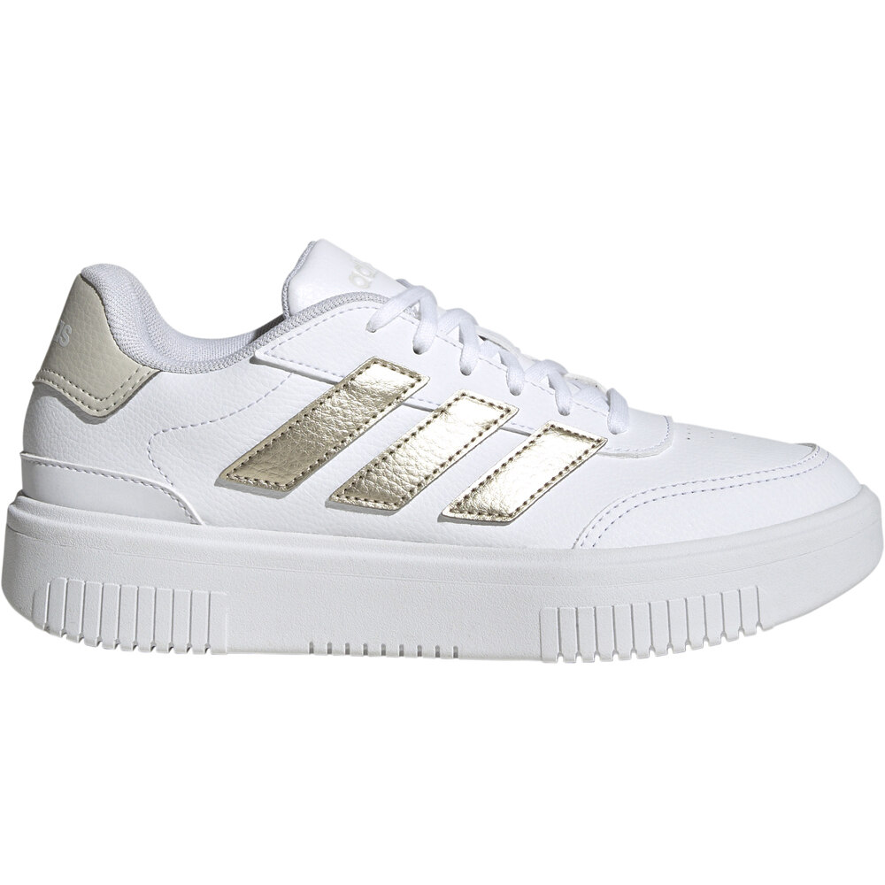 Courtblock bold zapatilla moda mujer Blanco (41 1/3)