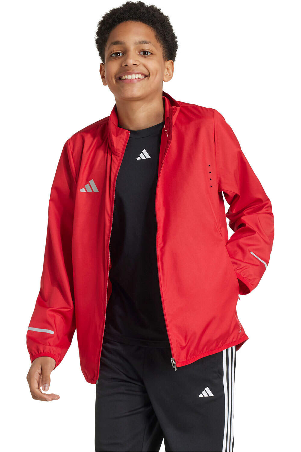 Adidas team windrdy chubasquero running niño