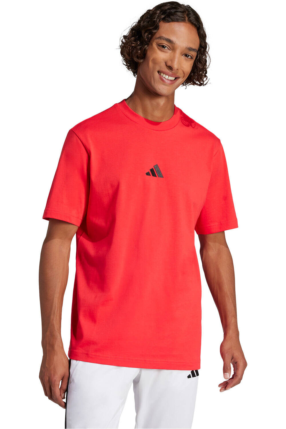 Essentials small logo camiseta manga corta hombre Rojo (XXXL)
