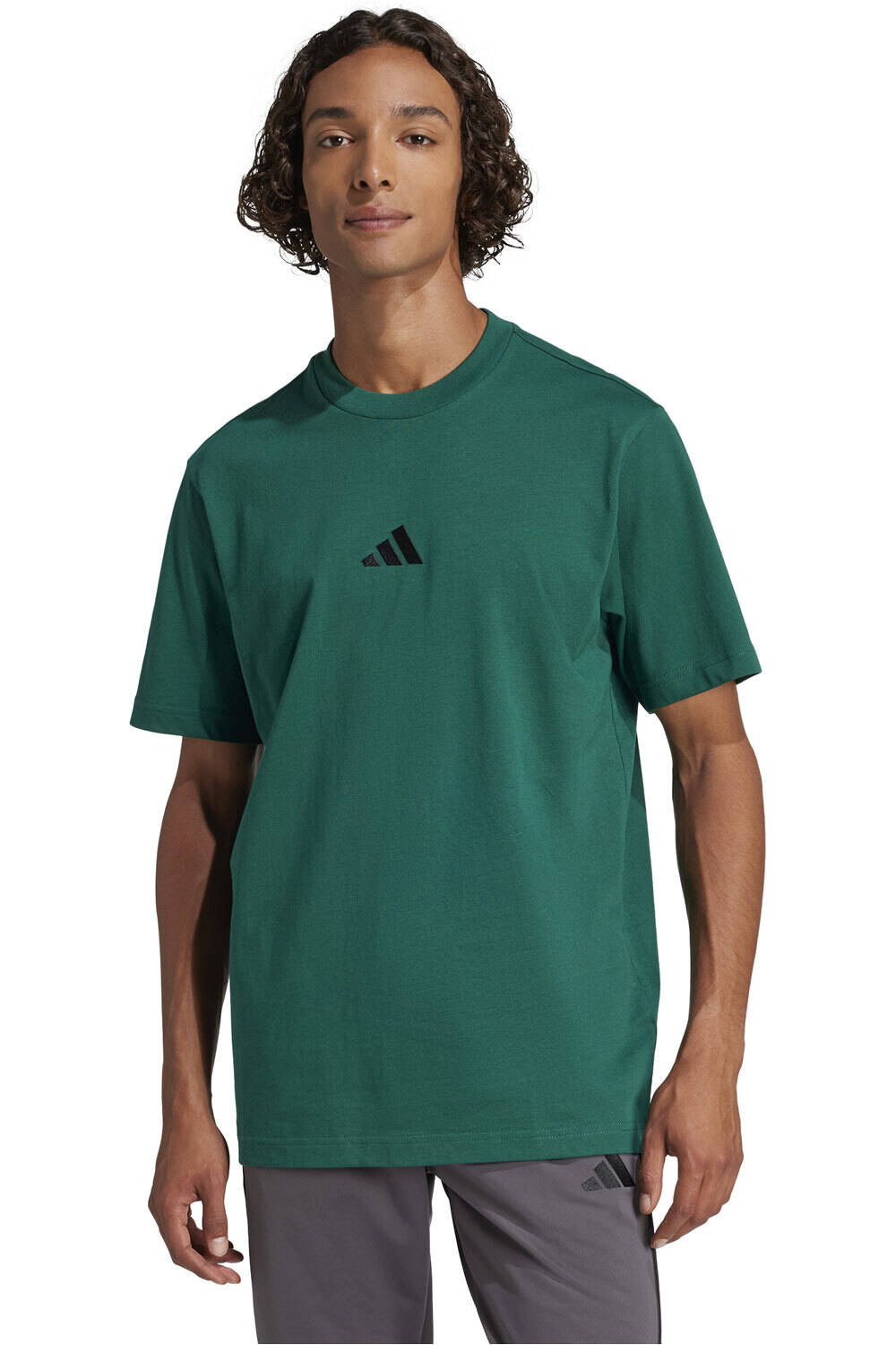 Essentials small logo camiseta manga corta hombre Verde (S)