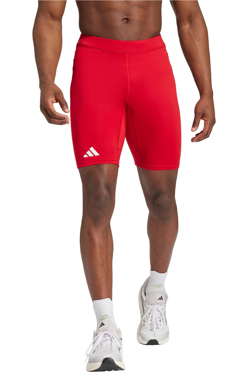 Adizero essentials malla corta running hombre Rojo (XXL)