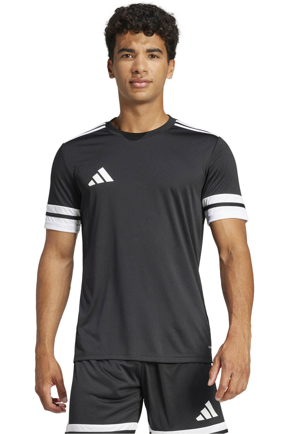 Squadra 25 camisetas fĂștbol manga corta Negro (XL)