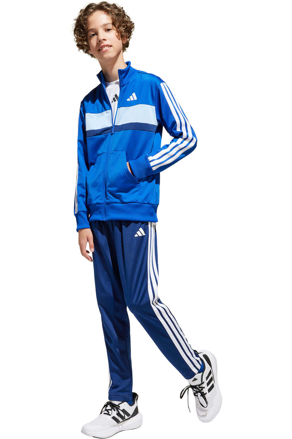 Adidas 3 stripes chándal niño
