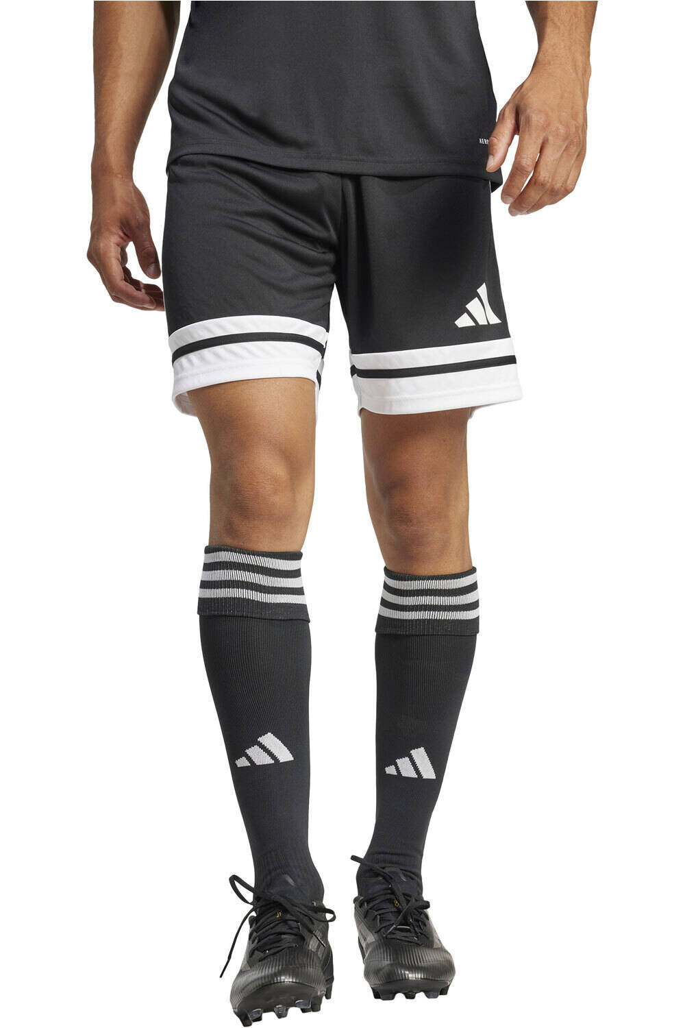 Squadra25 pantalones cortos futbol Negro (L)