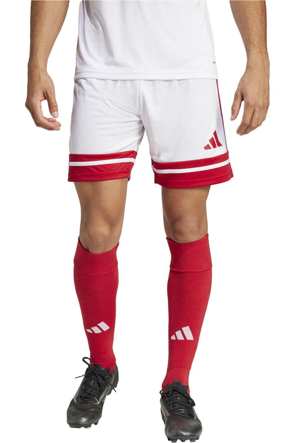 Squadra25 pantalones cortos futbol Blanco (M)