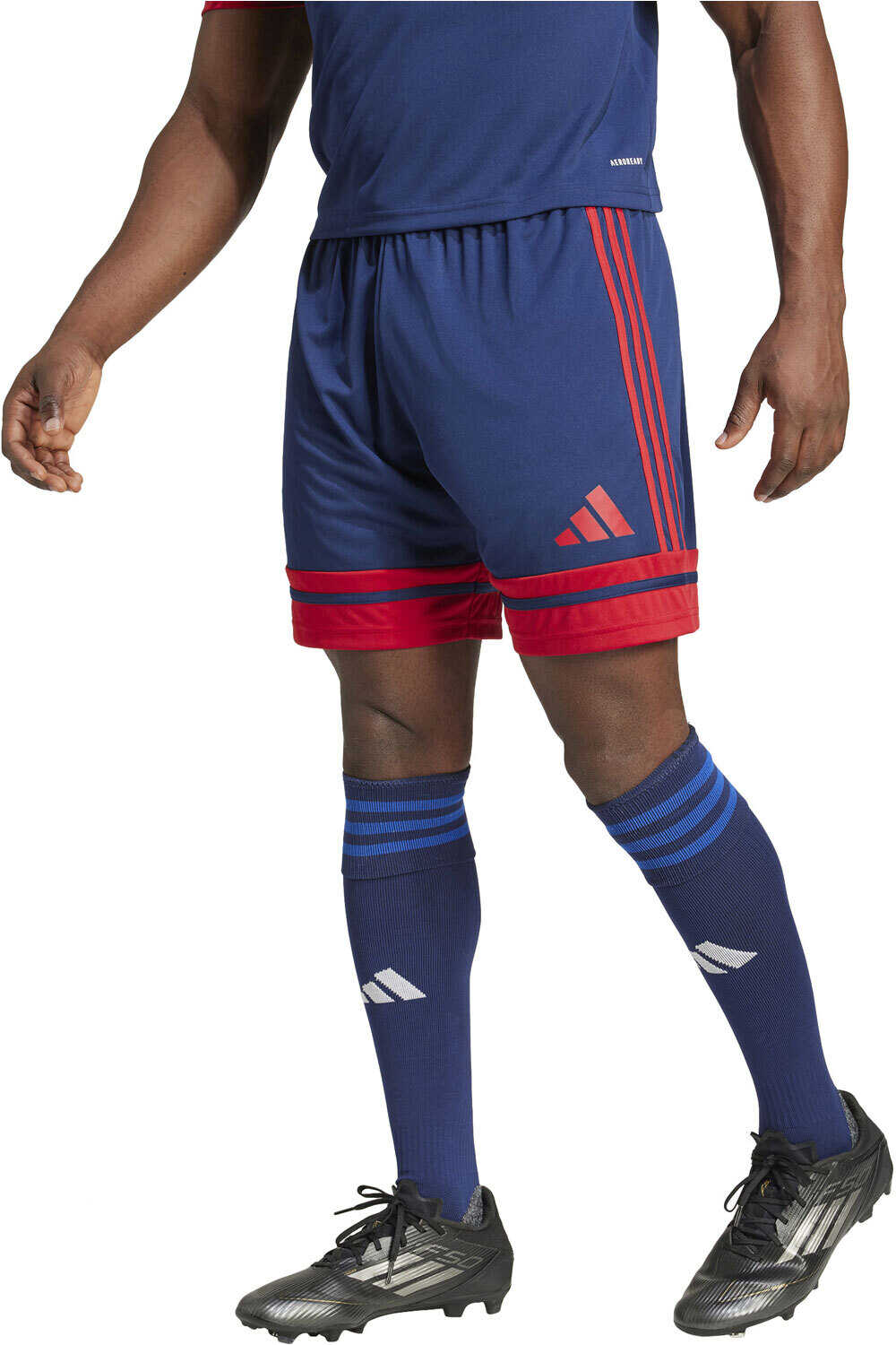 Squadra25 pantalones cortos futbol Azul (XS)
