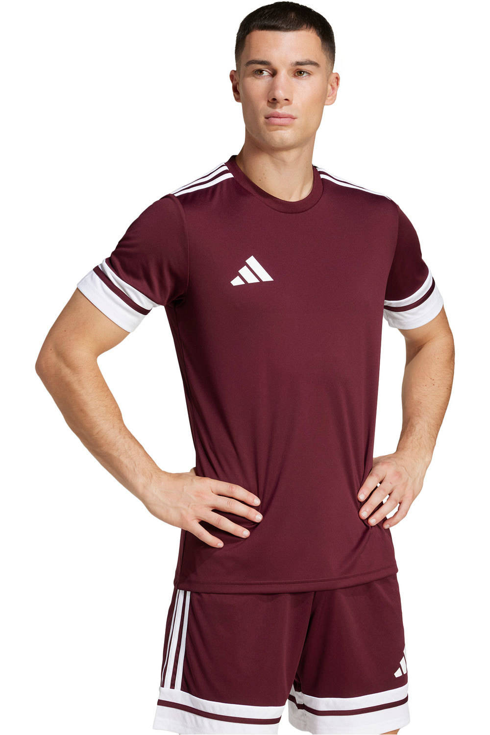 Adidas squa25 camisetas fútbol manga corta