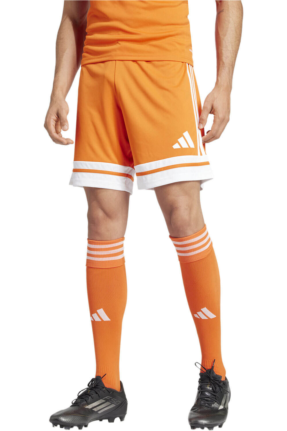 Squadra 25 pantalones cortos futbol Naranja (XXXL)