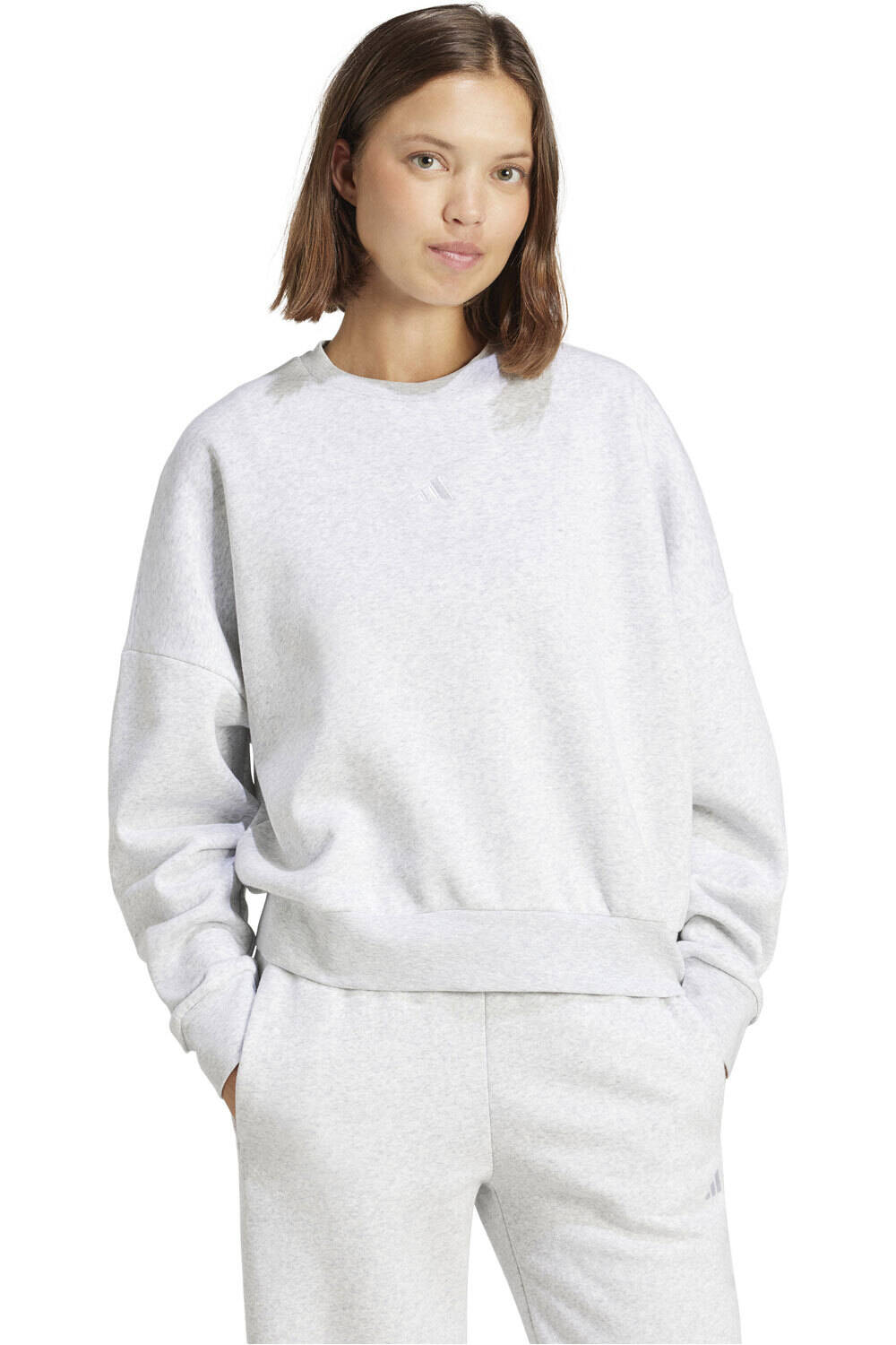 Essentials small logo sudadera mujer Gris (XL)