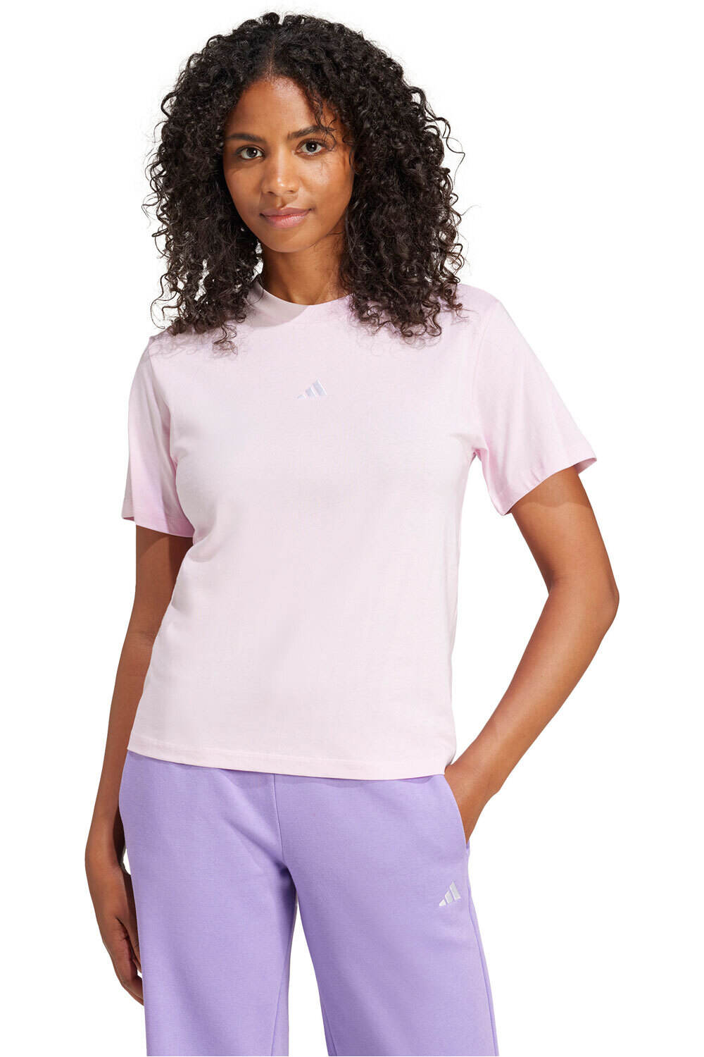 Adidas essentials small logo camiseta manga corta mujer