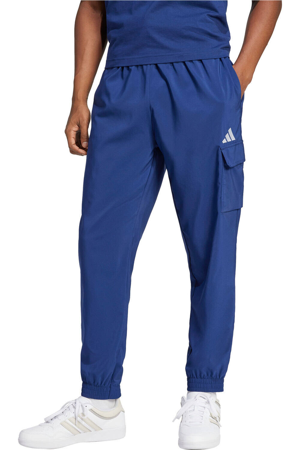 Essentials small logo pantalón hombre Azul (XL)