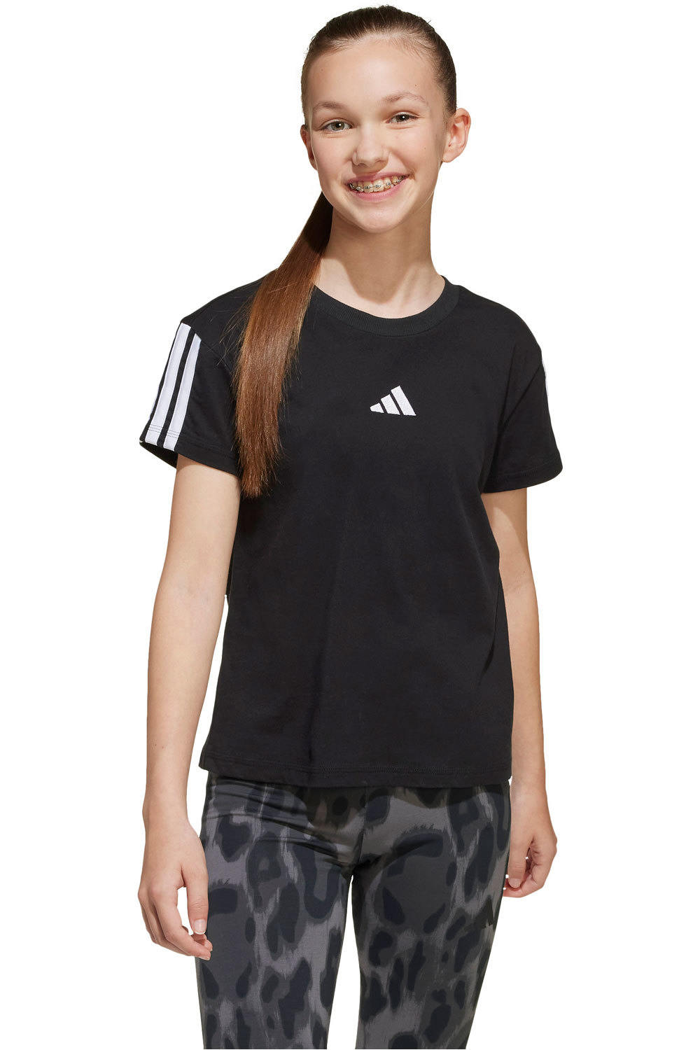 Adidas essentials camiseta manga corta niña