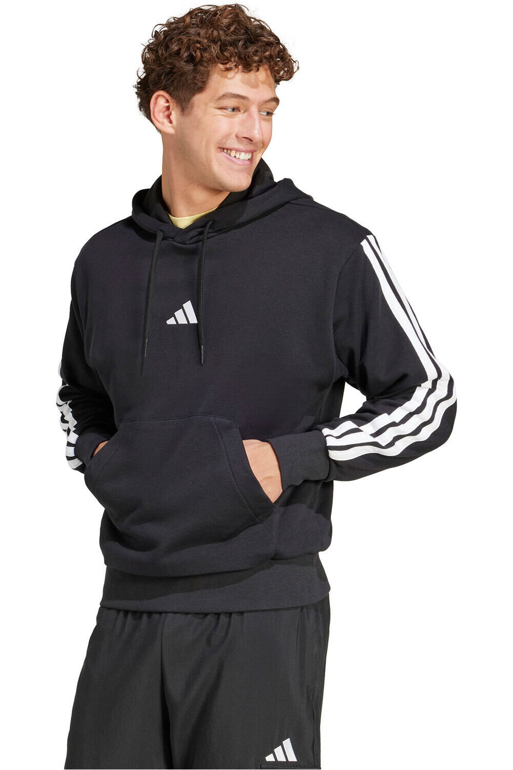 Adidas essentials 3 stripes sudadera hombre