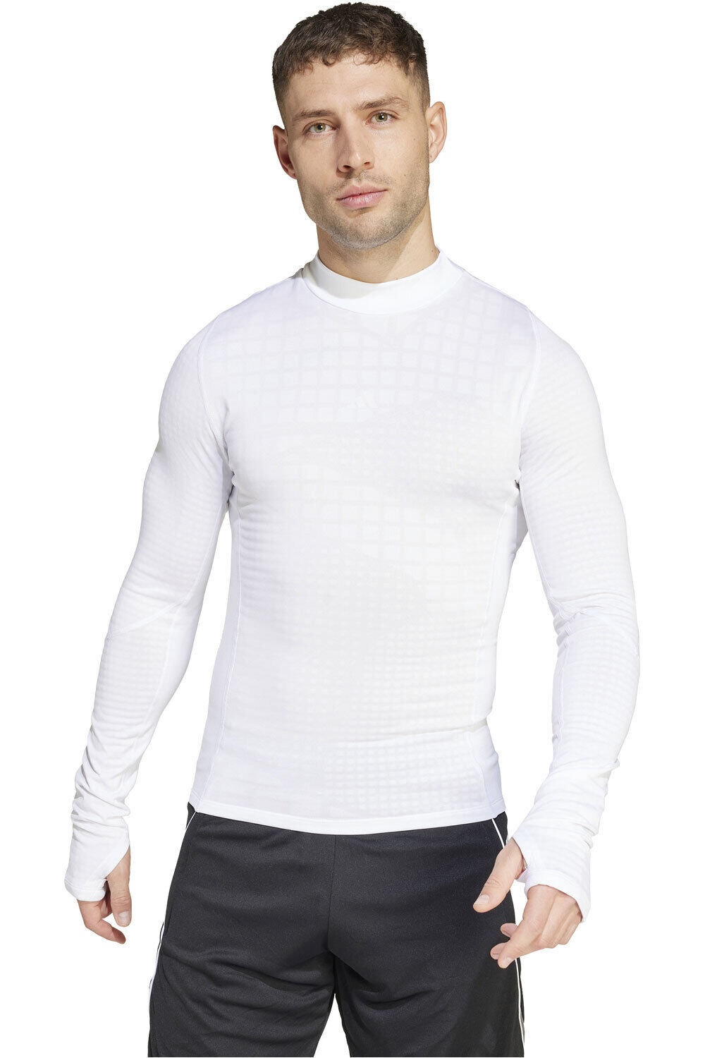 Techfit coldrdy camisetas fĂștbol manga larga Blanco (S)