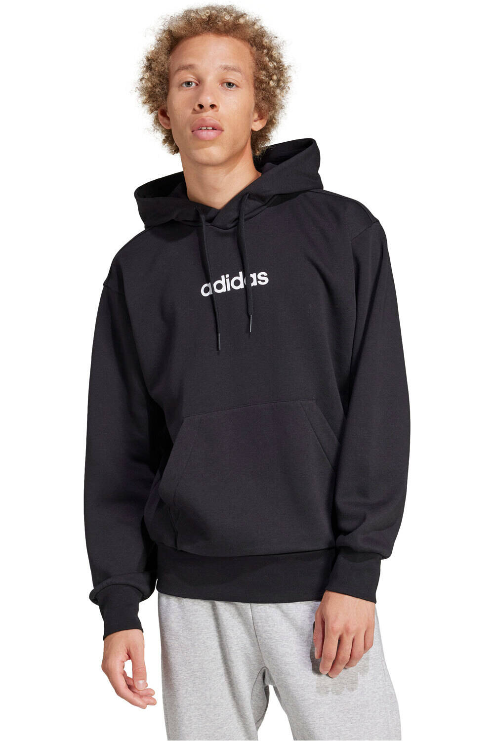 Essentials linear sudadera hombre Negro (S)