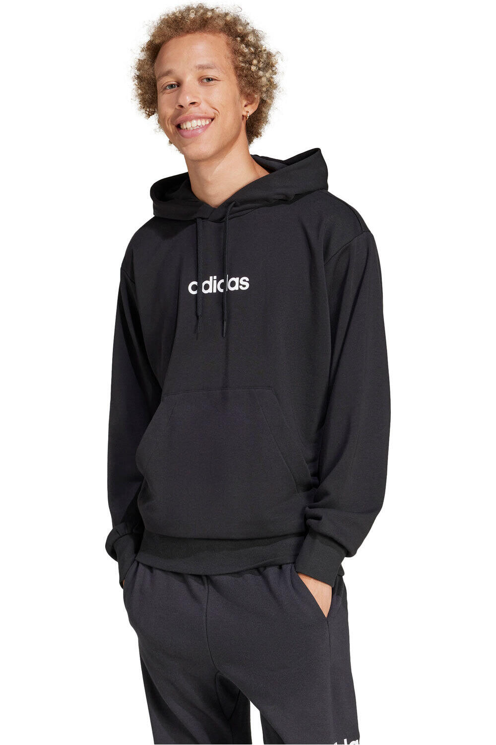 Adidas essentials linear sudadera hombre