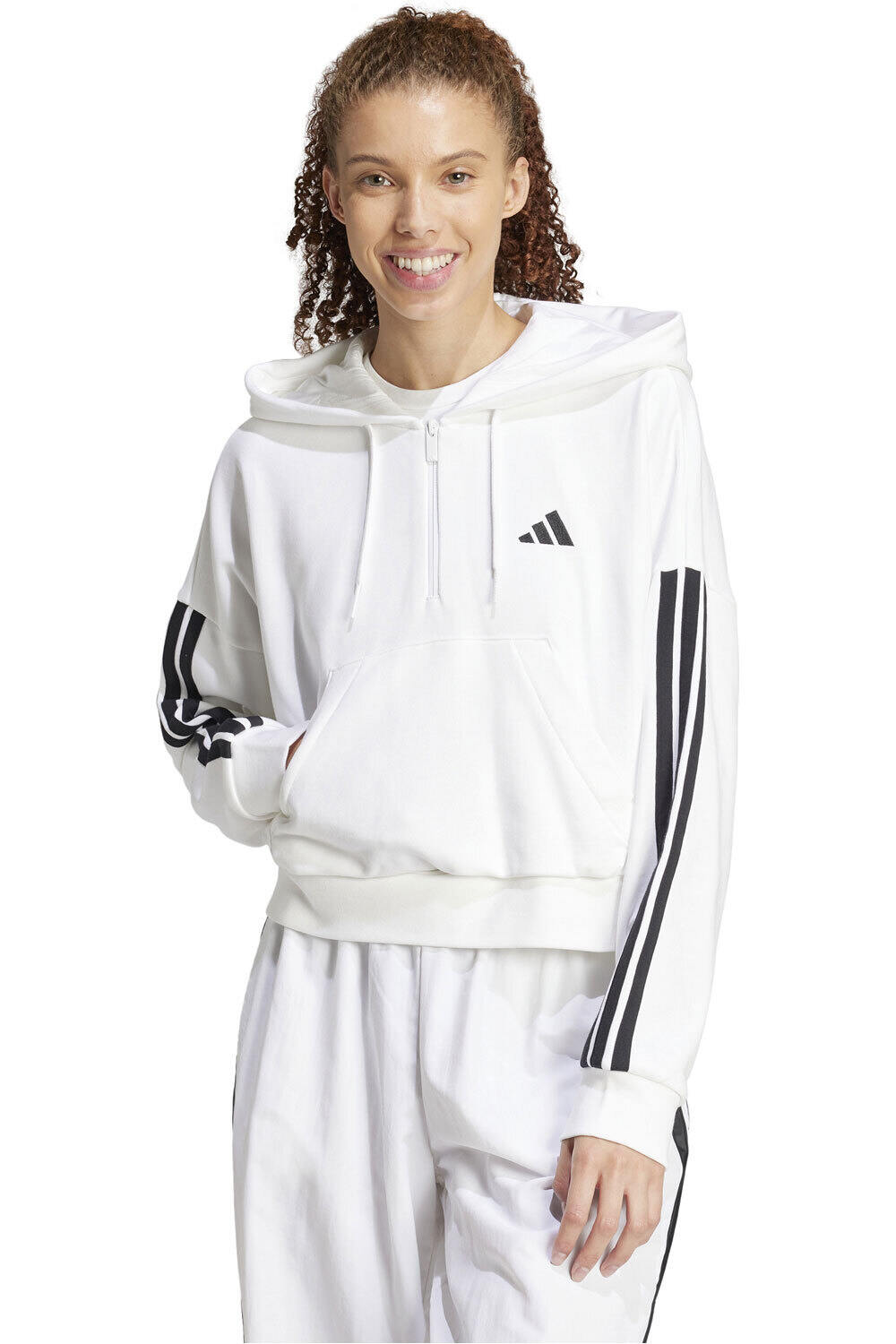 Stripes sudadera mujer Blanco (XL)