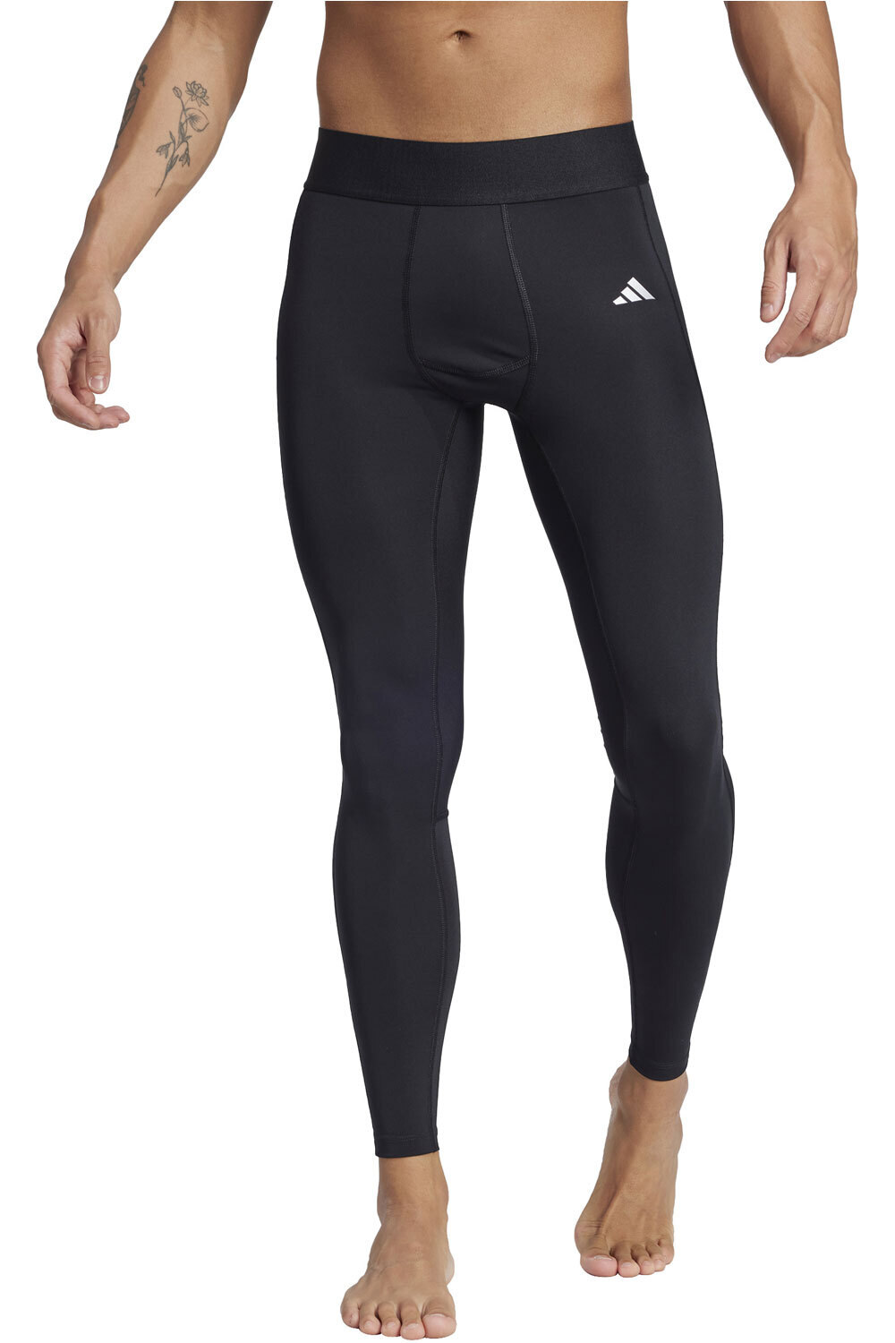 Techfit pantalones largos futbol Negro (XXL)
