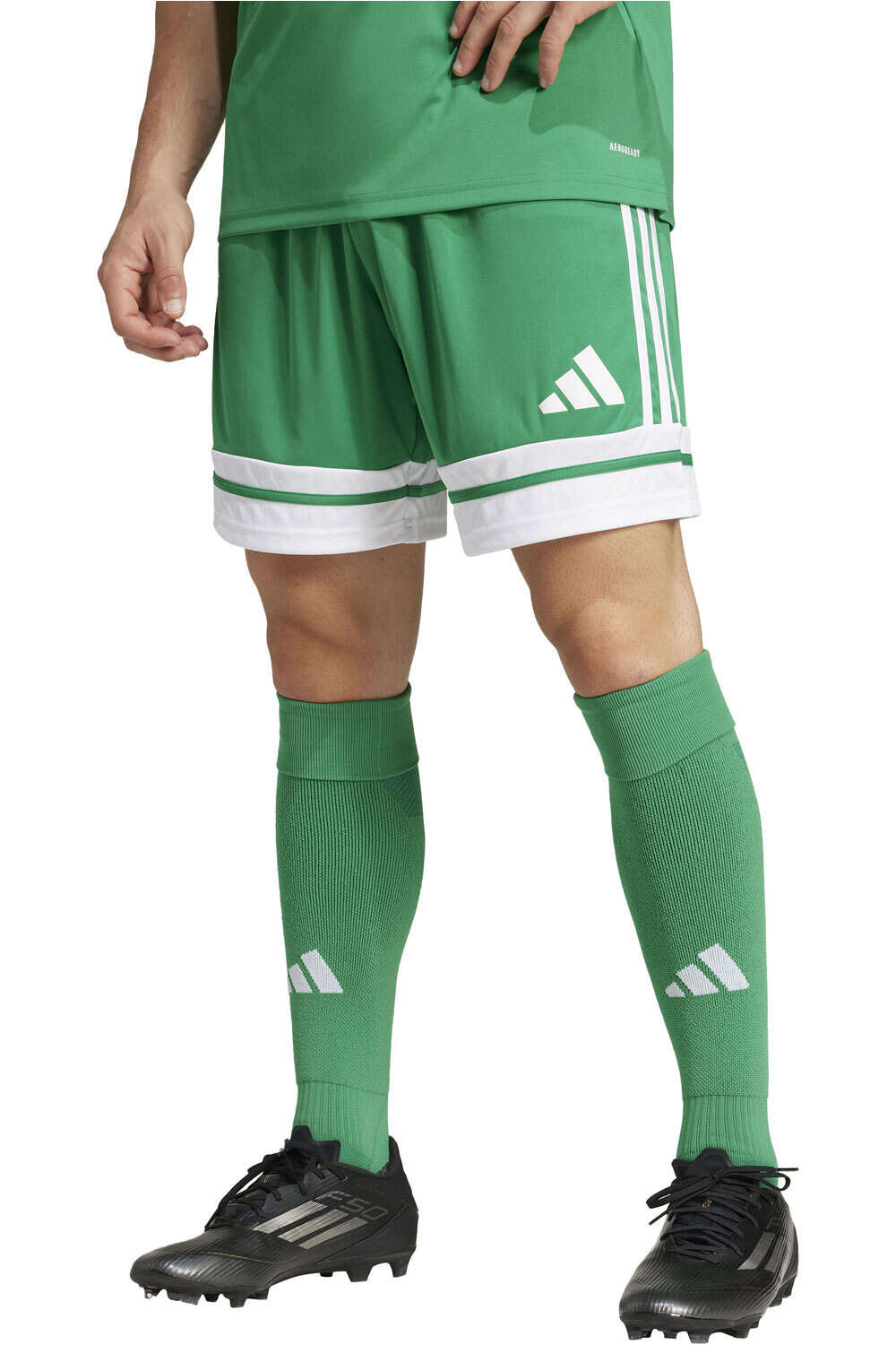 Squadra25 pantalones cortos futbol Verde (S)