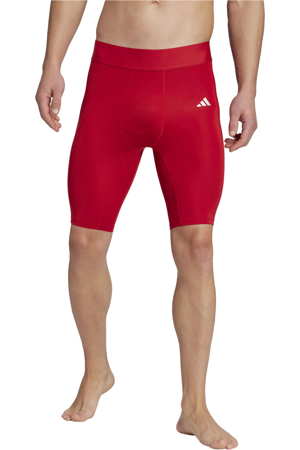 Techfit pantalones cortos futbol Rojo (XXL)