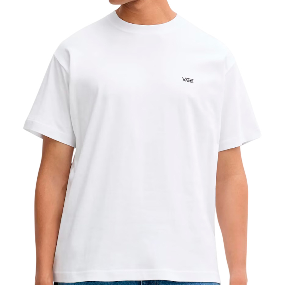 Left chest camiseta manga corta hombre Blanco (M)