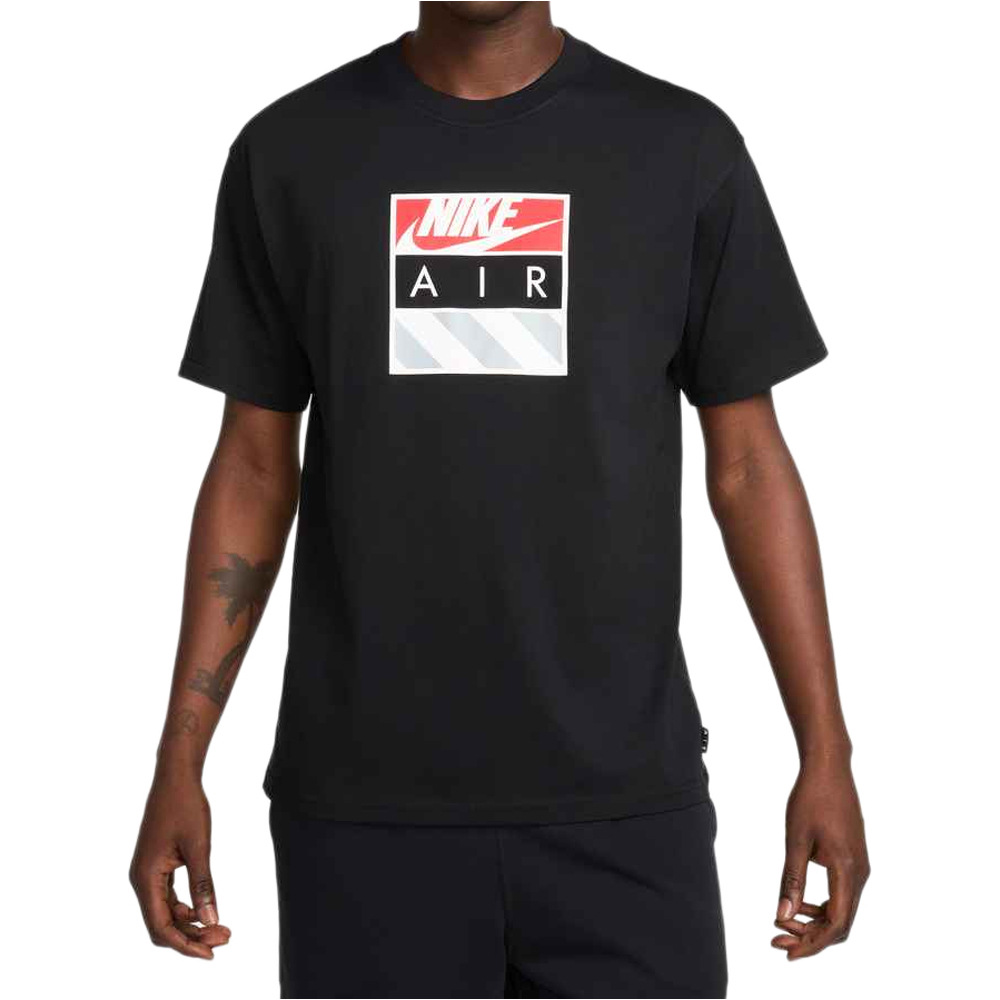 Sportswear camiseta manga corta hombre Negro (S)