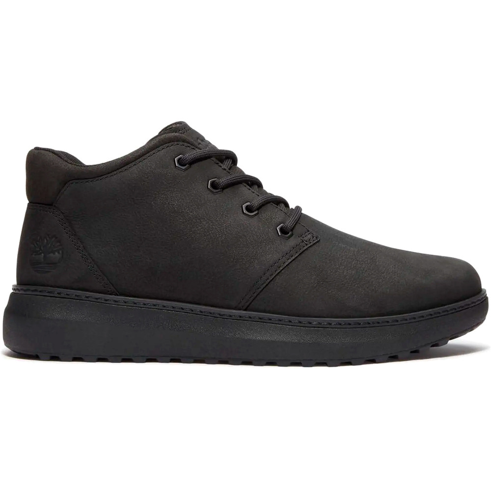 Hudson road mid lace up chukka zapatilla moda hombre Negro (42)