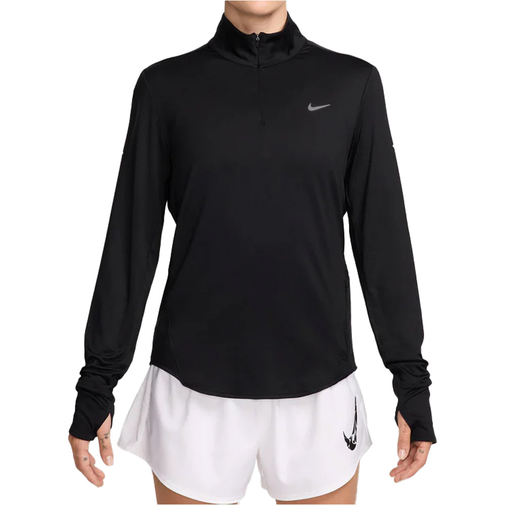 Dri-fit swift camiseta técnica manga larga mujer Negro (M)