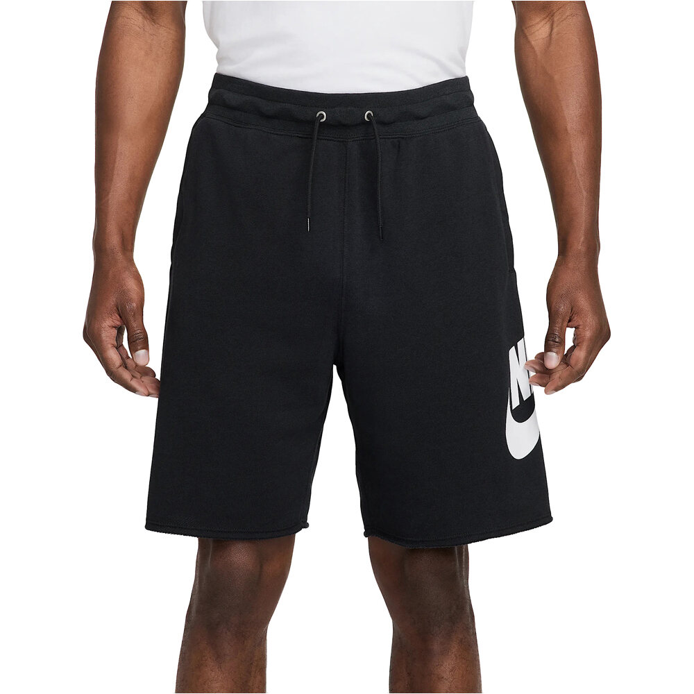 Club alumni bermudas hombre Negro (L)
