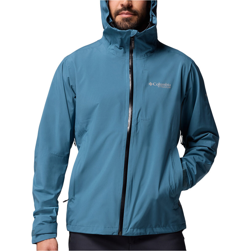 Ampli-dry ii chaqueta impermeable hombre Azul (S)