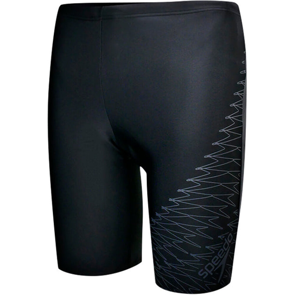 Medley logo bañador natación hombre Negro (40)