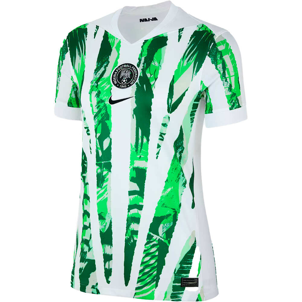 Nigeria copa africa femenina 2025 segunda equipacion mujer camiseta de fútbol oficiales Blanco (S)