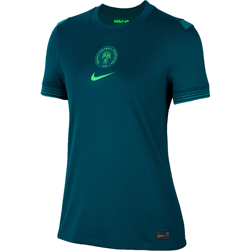 Nigeria copa africa femenina 2025 primera equipacion mujer camiseta de fútbol oficiales Azul (M)