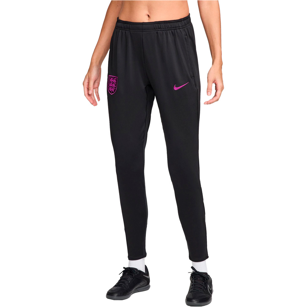 Inglaterra mundial 2026 mujer pantalones futbol Negro (M)