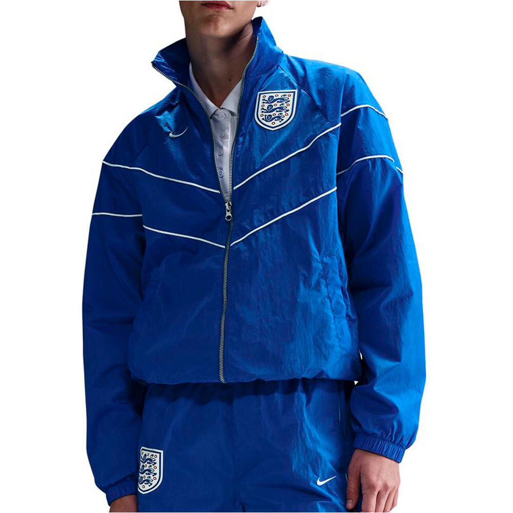 Inglaterra mundial 2026 mujer sudadera entrenamiento fútbol Azul (S)