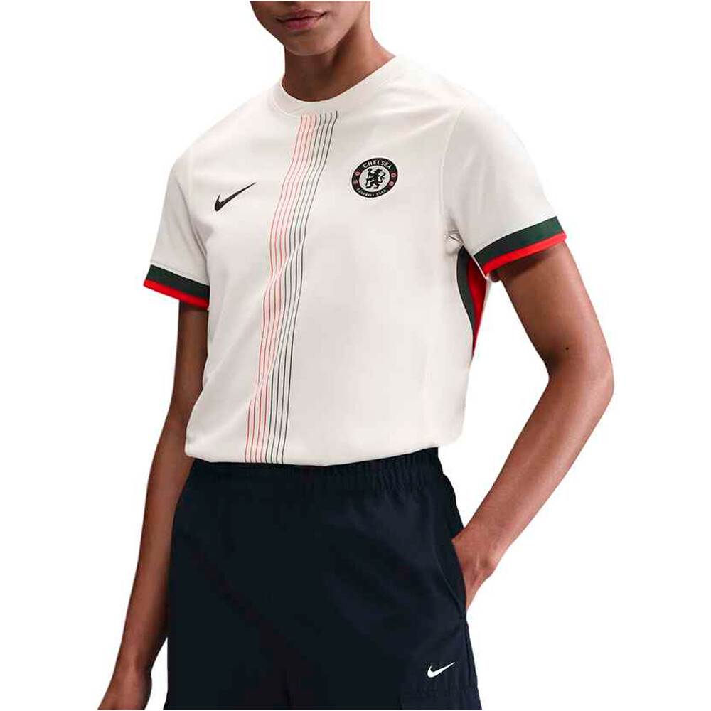 Chelsea 25/26 2 equipacion mujer camiseta de fútbol oficiales Gris (XL)