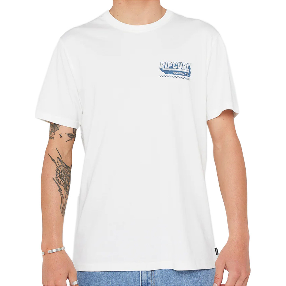 Sportline fb camiseta manga corta hombre Blanco (M)