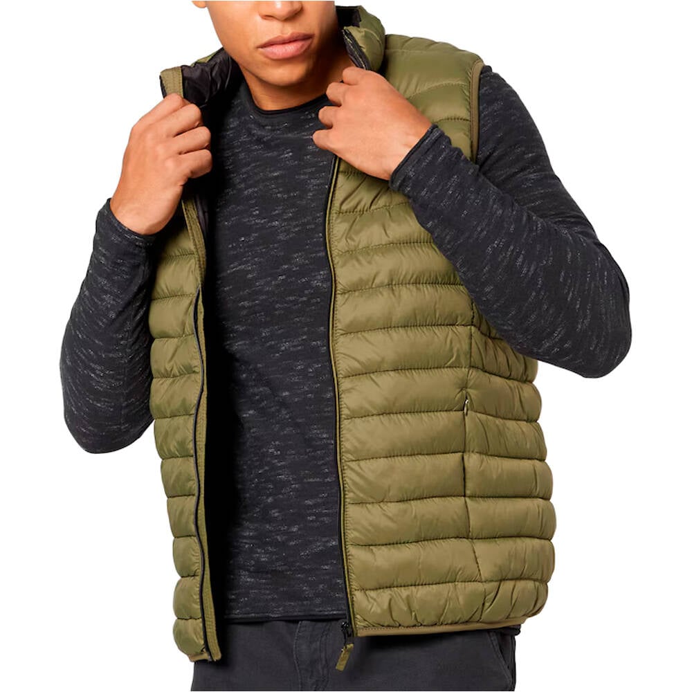 Bhromsey chalecos hombre Verde (XL)