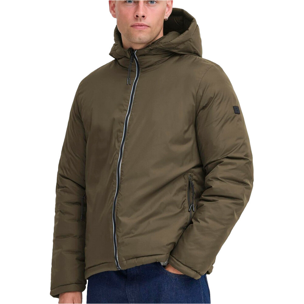 Reversible chaquetas hombre Verde (XL)