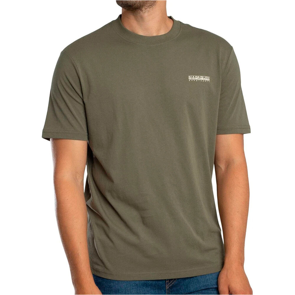 Small box camiseta manga corta hombre Verde (S)