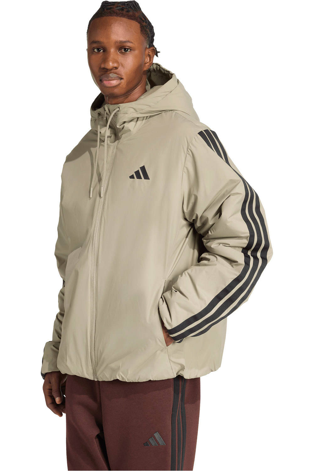 Adidas essentials 3 stripes chaquetas hombre