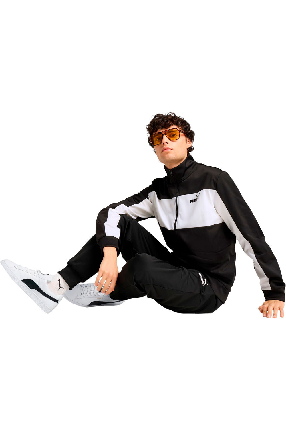 Puma poly chándal hombre Negro (L)