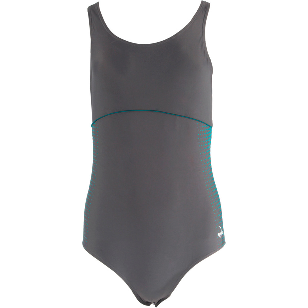 Isab swimsuit bañador natación mujer Gris (40)