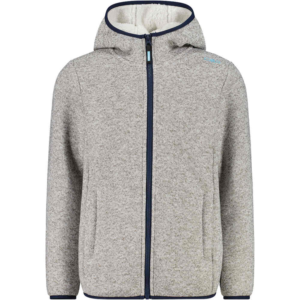 Cmp kid g jacket fix hood forro polar niño