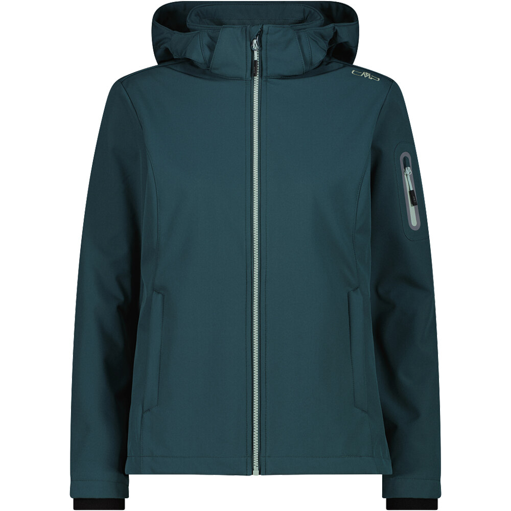 Cmp woman jacket zip hood chaqueta softshell mujer