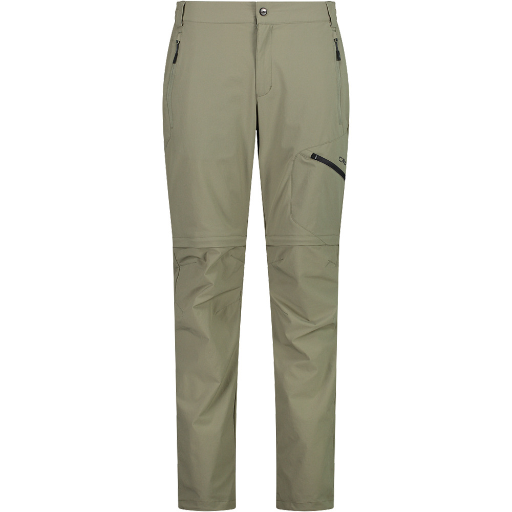 Man zip off pant pantalón montaña hombre Verde (58)